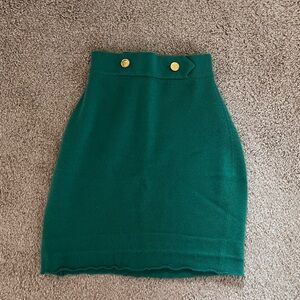 Vintage CHANEL 100% cashmere skirt
